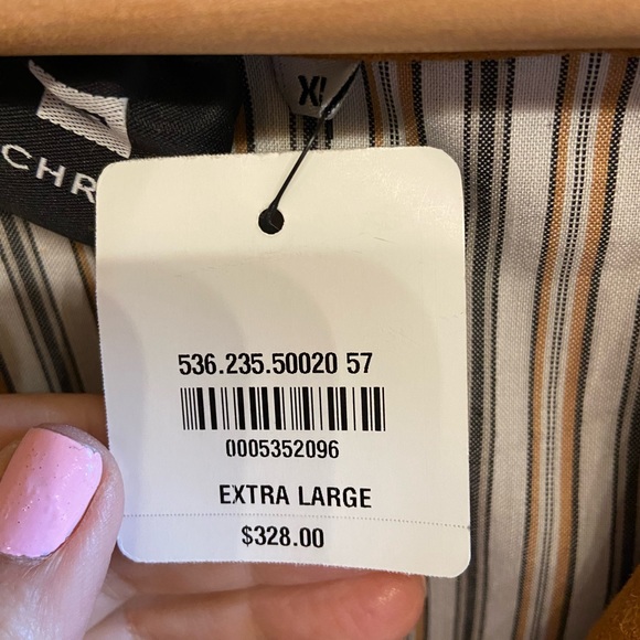 Bacharach Tan Suede Men’s Blazer - Sport Coat - Size XL NWT - Picture 14 of 15